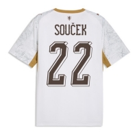 Camiseta República Checa Tomas Soucek #22 Segunda Equipación Replica Mundial 2026 mangas cortas
